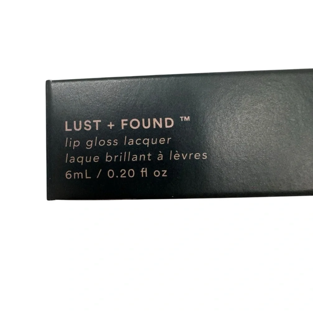 Pley Beauty Lust + Found Glossy Lip Lacquer - Shade Ethel‎ (Nude Rose) NIB